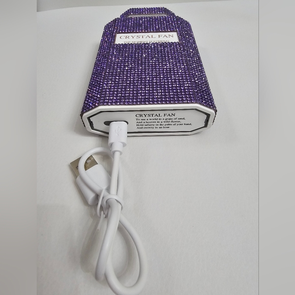 Fan - Handheld Rhinestone Fan - Picture 5 of 5